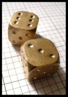 Dice : Dice - Metal Dice - Brass Solid Heavy Dice - Ebay Mar 2010